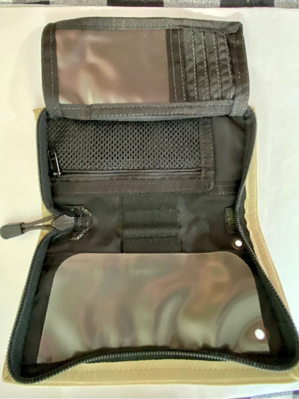 Spec.-Ops Canvas Tactical Wallet in Desert Camo